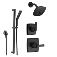  Ashlyn Shower Tower Custom Shower System - Matte Black